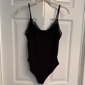 American Eagle Outfitters Black Lace Bodysuit